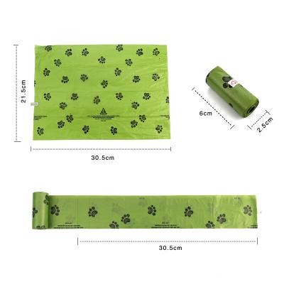 China New Design 15 Sustainable Bags Eco Friendly Puppy Roll Poop Bags Biodegradable Bags for sale