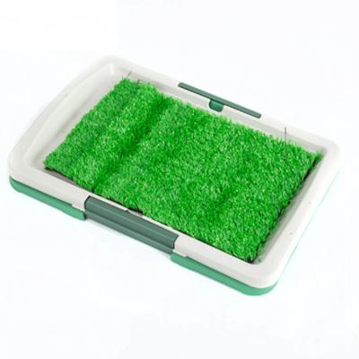 China 2021 Hot Sale Viable Indoor Artificial Indoor Patch Grass Dog Toilet Large Artificial Grass Dog Toilet for sale