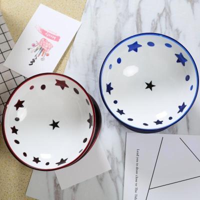 China Food Grade Star Shaped Sustainable Plastic Pet Cat Bowl for sale