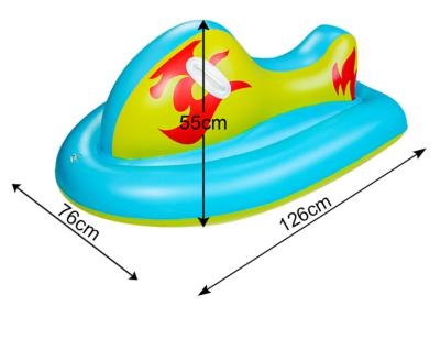 China PVC PVC Inflatable Ski Boat Thickened Cold-Resistant Amphibious for sale