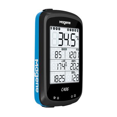 China Magene Maijin C406 Bicycle Mountain Road Bike Riding GPS Bike Tachometer Odometer Wireless Smart Bike Computer MB2 for sale