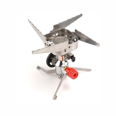 China Outdoor Equipment Hiking Outdoor Windproof Gas Stove Burner Camping Portable Camping Stove for sale