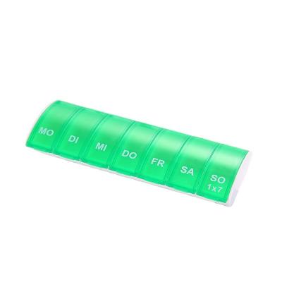 China Weekly Medication Organizer BPA Free Pill Boxes and Organizer YH-0021 7 Day Pill Travel for sale