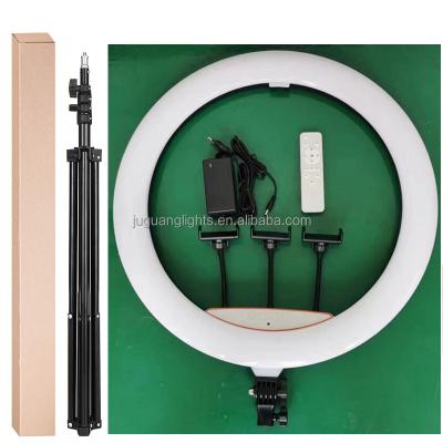 China PORTABLE Free Photographic Selfie Led Ring Light 14 18 22inch Ring Light Tripod Stand Makeup Live Stream Rgb Ring Light for sale