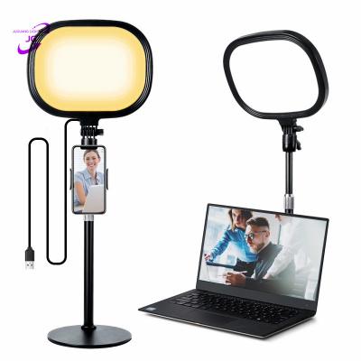 China PORTABLE Flat Panel Camera Studio Jewelry Vlogging Dimmable 10inch 3 Color Fill Light Video Photography Led Panel Light With Tripod for sale