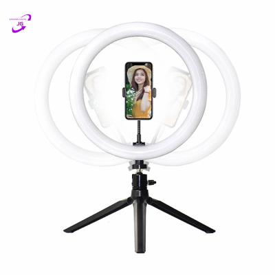 China Mini Photography Studio Makeup 26cm/10inch Led Beauty To Fill Ring Light Table Light Stand For Phones With for sale