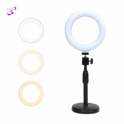 China Mini Hot Seller 6inch Studio Photographic Video Lighting Vlog Kit Selfie Led Ring Light For Youtube Tik Tok for sale