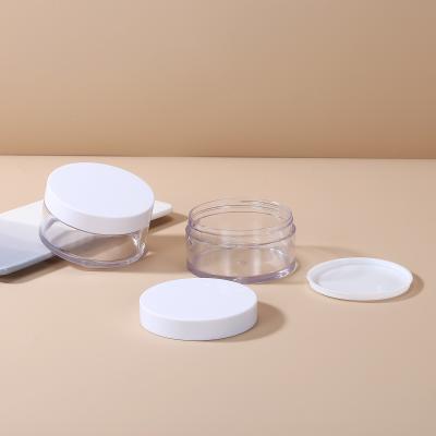 China 40mm Opening Diameter Cream Jars Cosmetic Packaging PET Thick Wall for sale