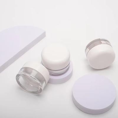 China PET Eco Friendly Cream Jar Plastic Skincare Cream Jar Containers for sale