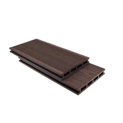 China Eco-friendly Anti-Slip Traditional Wood Grain Plastic Outdoor Wpc Composite Decking Floor Panels for sale