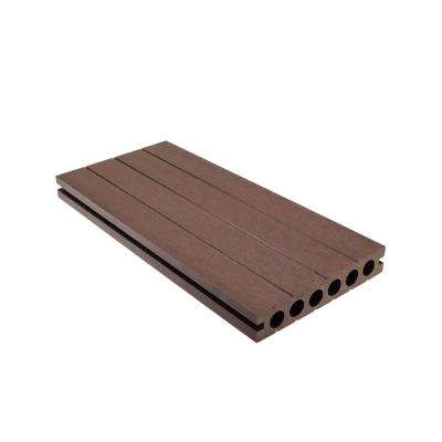 China Modern wood plastic laminate flooring composite wpc garden terrace decking for sale