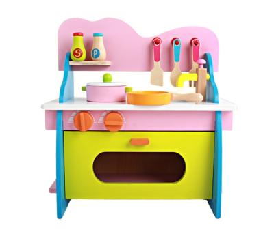 China Toy Kitchen Play Set Pretend Preschool Play Toys Kids Kitchen Toys Wooden Baking Set for sale