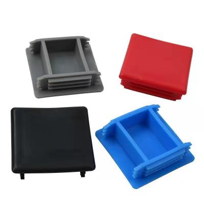 China Square Type PVC Channel Ends Plastic End-CAPS for sale