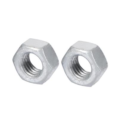 China Heavy industry hex nut carbon steel HDG din934 for sale