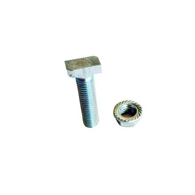 China Steel Galvanized 8.8 Grade T Head Square Neck Hammer Track Bolts for sale