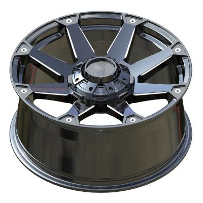 China Aluminum TSC19AZ314 20*9.0 5*127 6*130 5*139.7 6*139.7 Light Truck Pick Up 4*4 Wheels Offroad Car Wheels Aluminum Alloy Wheels for sale