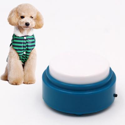 China Viable Let's Teach Them To Talk Amazing Recordable Talking Dog Button For Our Pets Training Toys Novelty for sale