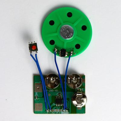 China Greeting Card Easy Programmable Sound Push Button Module Customized Voice Chip Toys for sale