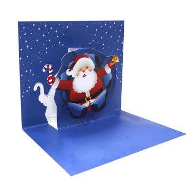 China Europe Children's Day Handwork Paper Christmas Greeting Card Musical Christmas Greeting Card for sale