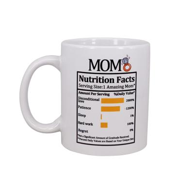 China 11OZ Sublimation Disposable Creative White Mug Best Mother's Day Gifts For Mom for sale