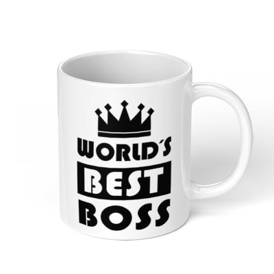 China Amazon Boss Bestselling Diy 11Oz Sublimation Round Coffee Disposable Blank Cup Worlds Best Mug For Gift Idea for sale