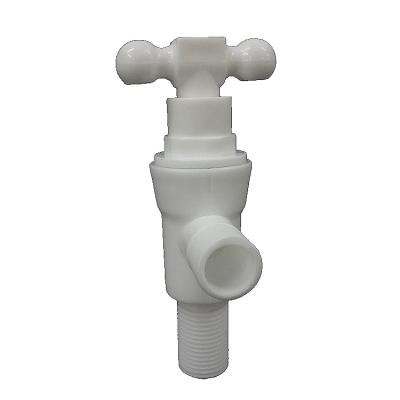 China Small Handle Angle Valve Pull Down ABS Plastic PP Faucet Trigger Water Ball Angle Valve for sale