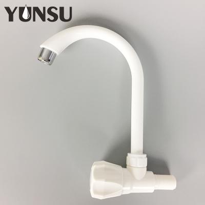 China ABS pp kitchen mixer low price thermostatic plastic pure water faucet kitchen faucet pull out spray for sale