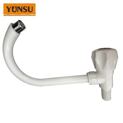 China Wall Mounted Thermostatic Faucets PVC PP Kitchen Taps Plastic Type Water Swan Faucet for sale