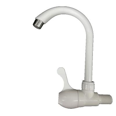 China Metered Hot And Cold Water Mixer Kitchen Sink Plastic Faucet for sale