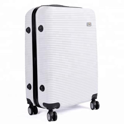 China Hard Shell Trolley Luggage Set Hot Sale Factory Supply ABC Suitcase 3 Pcs ABS Trolley Luggage Set for sale