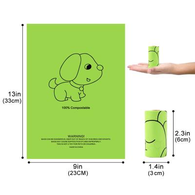 China Factory Supply Convenient Stored Dog Poop Bag Waste Poop Environmental Friendly Custom Dog Poop Dog Bag for sale