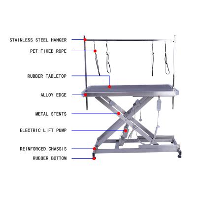 China High Quality Viable Height Adjustable Electric Dog Grooming Chart for sale