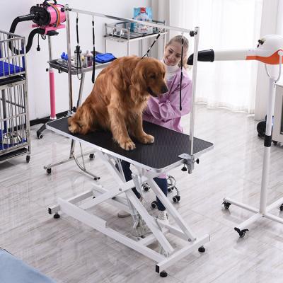 China Household Sustainable Foldable Hydraulic Grooming Tables Electric Dog Grooming Table for sale