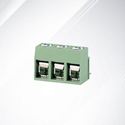 China Secure Wiring 3P Circuit Board Screw Terminal 90° And 180° Wire Inlet Direction for sale