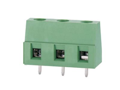 China 7.62mm Pitch 300V 15A Wiring Terminal Block Connector Green For Easy Stable Connection for sale