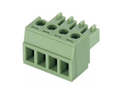 China Green Pluggable Terminal Block Connectors For Plug And Play For Filed Application for sale