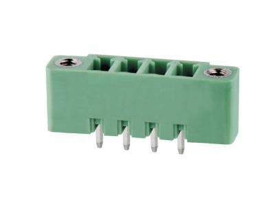 China 3.5mm  3.81mm Pitch 4 Pin Terminal Block Connector With Screw Hole for sale