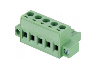 China 26~12AWG Wire Pluggable Terminal Block 5.08mm 7.62mm Pitch Available for sale