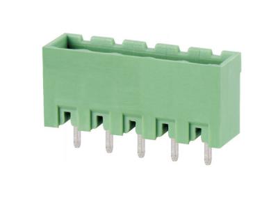 China Verticle Plug Pluggable Terminal Block With Serrated Edge For Secure Connection for sale