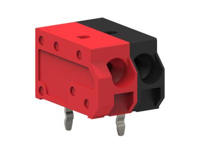 China Horizontal Wiring Screwless Connector Block With Embedded Pressing Button for sale