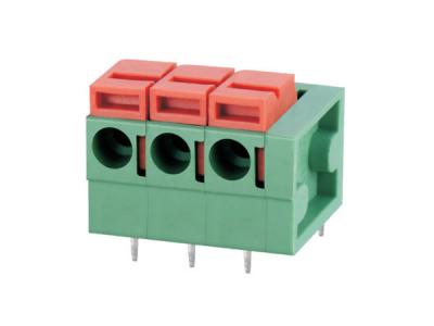 China Screwless Push Button Terminal Block  For Pitch 5.0mm 7.5mm 10.0mm Optional for sale