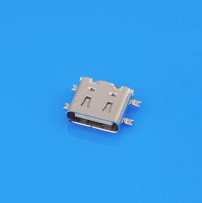 China 16P SMT Top Mount Type C USB Connector 7.35mm Length 5V 5A For Power And Signal for sale