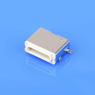 China Apple 10Pin USB Type C Connector Front DIP Rear SMT Mount Height 3.1mm for sale