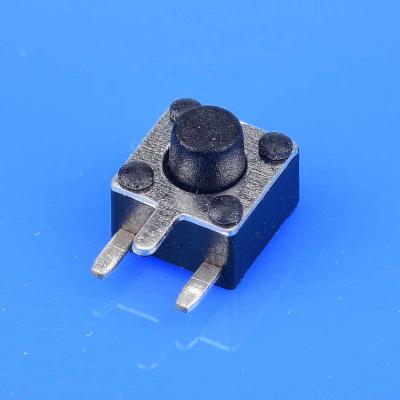 China 4.5*4.5*4.3H Three Side Feet Type Tact Button Switch 160gf For Remote Controler And Toy for sale