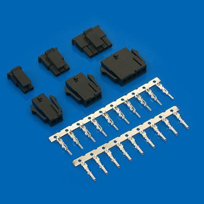 China 3.0mm Pitch Wire-To-Wire Connector 2 To 12P Single Or Double Row Plastic Square Connector for sale