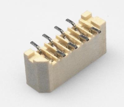 China SMT FPC Receptacle 1.0mm Pitch 4~30P FPC Connector Verticle Connecting H=5.4mm for sale