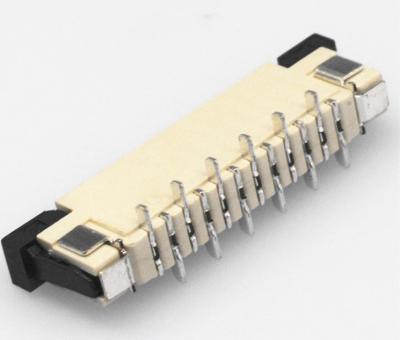 China Alinta 1.0mm Pitch SMT FPC Connector Staggered Foot Verticle Type Solder Lug for Space-Saving PCB Designs for sale