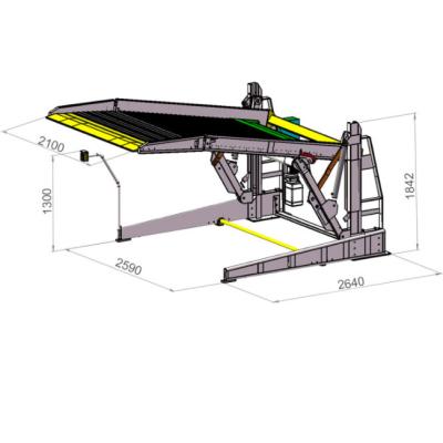 China Fully Automatic 2 Level Automatic Car Parking Lift Underground Garage Lift 3660*2100mm for sale