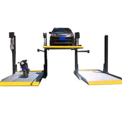 China 2.3 Ton Purchase Factory Price Hydraulic Portable Two Post Parking Lift Product 3800*1000*870mm for sale