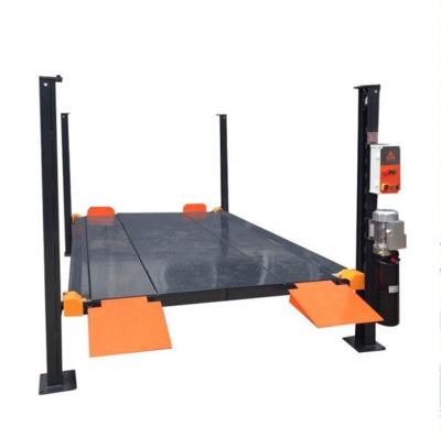 China Safety And Saving Space 4 Post Stacker Car Lift High Rise Auto Parking Garage Home Garage Lift 4 Post Lift Car Lift for sale